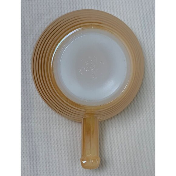 Vintage Set Of 4 Fire King Peach Luster Soup Bowls 10 oz Beehive Ovenware USA - Picture 7 of 11